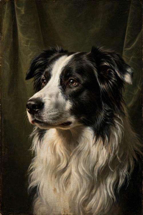 Example digital pet portrait file, classic style
